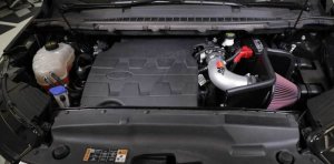 Ford Edge Performance Air Intake - K&N Engineering - Metal Intake - `15-`18